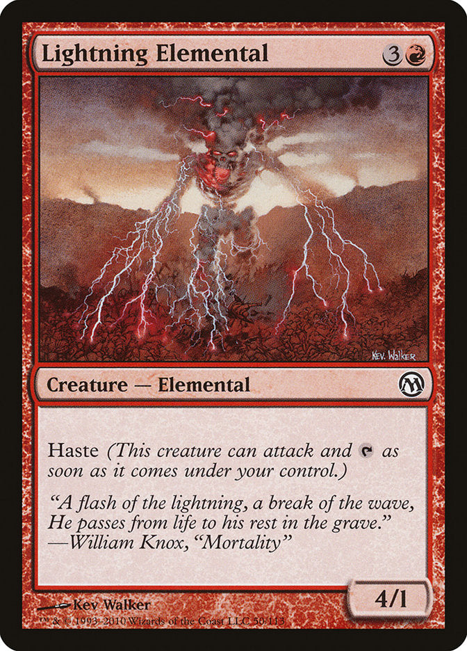 Lightning Elemental [Duels of the Planeswalkers] | Shuffle n Cut Hobbies & Games