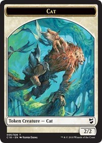 Cat // Soldier Double-Sided Token [Commander 2018 Tokens] | Shuffle n Cut Hobbies & Games