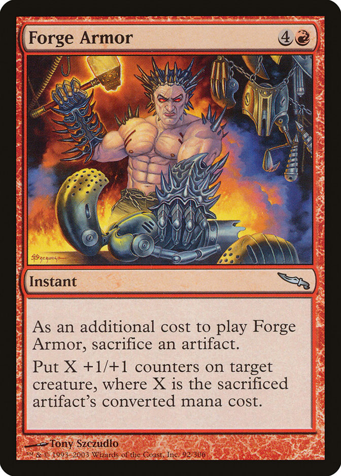 Forge Armor [Mirrodin] | Shuffle n Cut Hobbies & Games