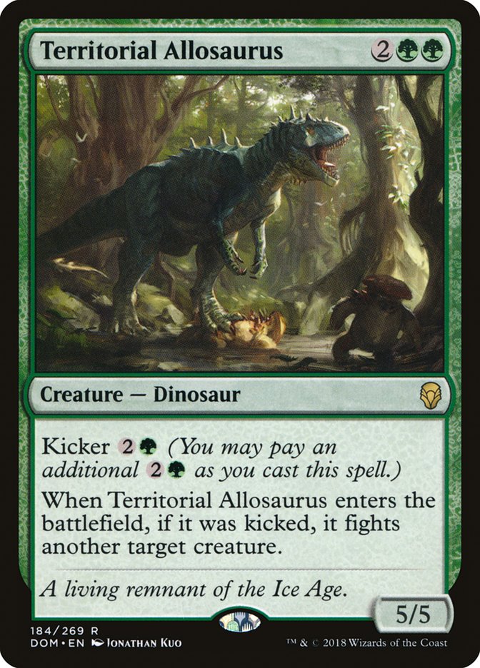 Territorial Allosaurus [Dominaria] | Shuffle n Cut Hobbies & Games