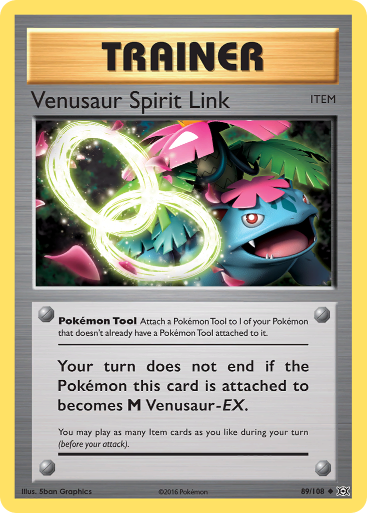 Venusaur Spirit Link (89/108) [XY: Evolutions] | Shuffle n Cut Hobbies & Games