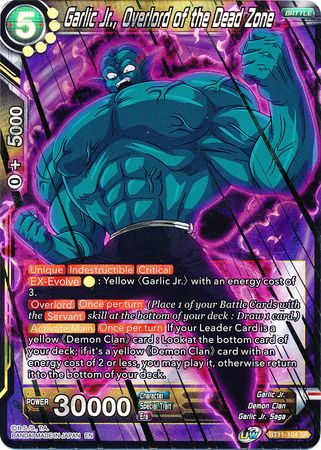 Garlic Jr., Overlord of the Dead Zone [BT11-104] | Shuffle n Cut Hobbies & Games