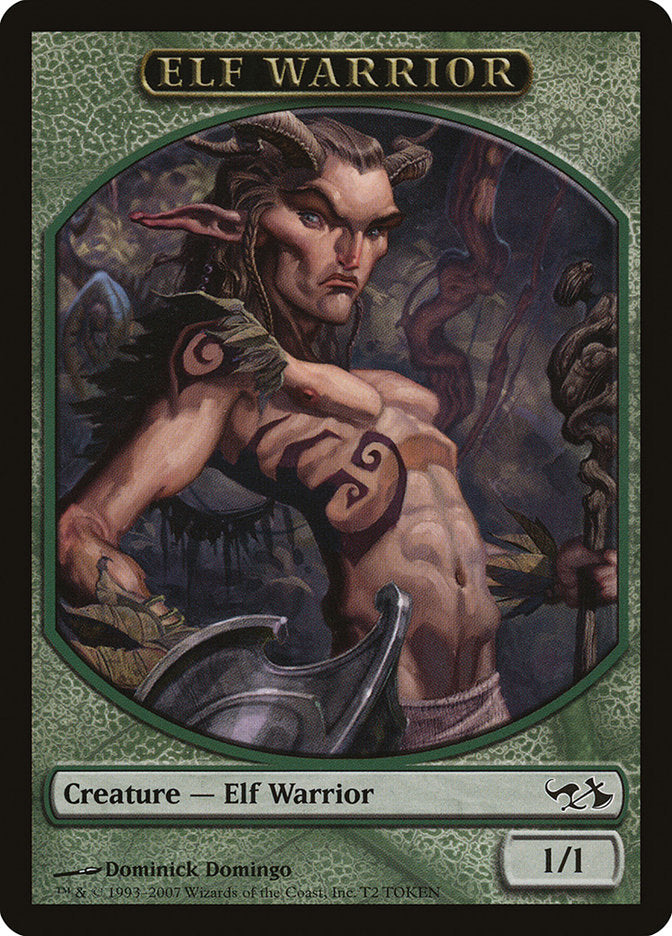 Elf Warrior Token [Duel Decks: Elves vs. Goblins Tokens] | Shuffle n Cut Hobbies & Games