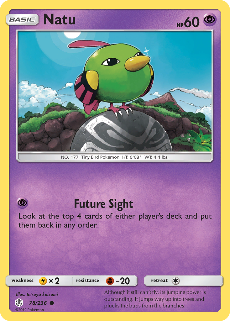 Natu (78/236) [Sun & Moon: Cosmic Eclipse] | Shuffle n Cut Hobbies & Games