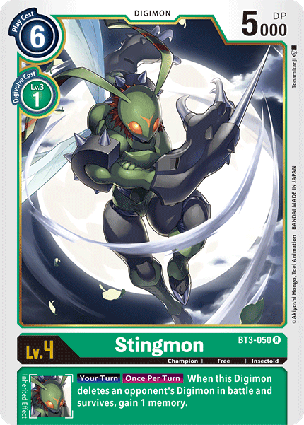 Stingmon [BT3-050] [Release Special Booster Ver.1.5] | Shuffle n Cut Hobbies & Games