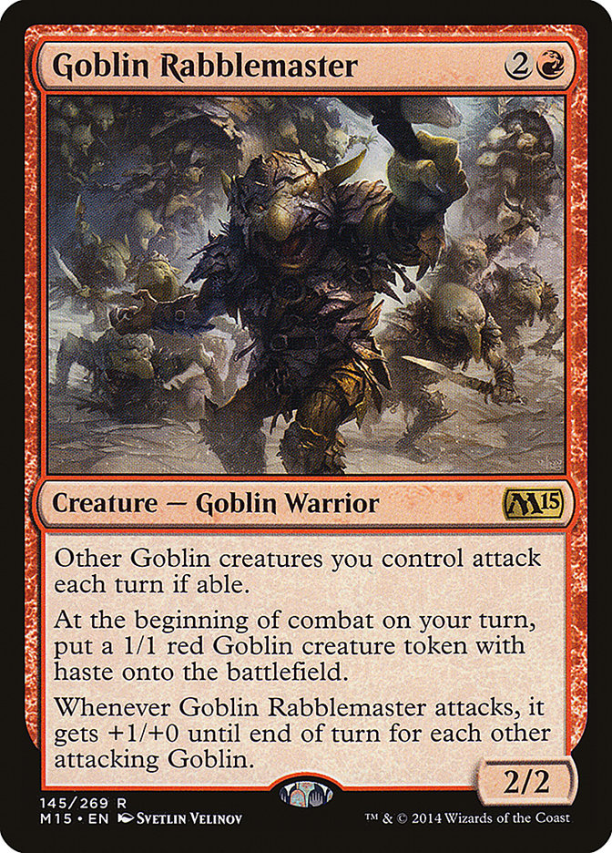 Goblin Rabblemaster [Magic 2015] | Shuffle n Cut Hobbies & Games