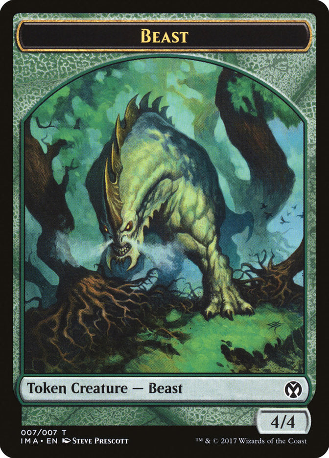 Beast Token [Iconic Masters Tokens] | Shuffle n Cut Hobbies & Games