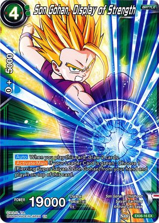 Son Gohan, Display of Strength [EX06-16] | Shuffle n Cut Hobbies & Games