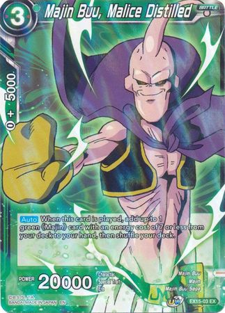 Majin Buu, Malice Distilled [EX15-03] | Shuffle n Cut Hobbies & Games