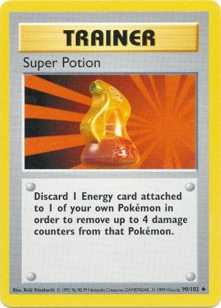 Super Potion (90/102) [Base Set Shadowless Unlimited] | Shuffle n Cut Hobbies & Games