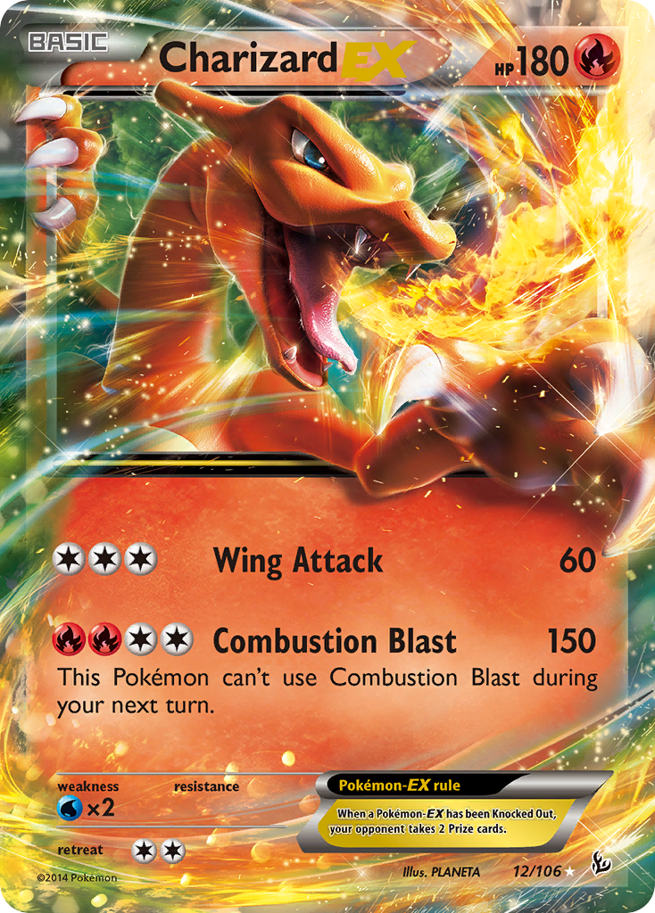 Charizard EX (12/106) [XY: Flashfire] | Shuffle n Cut Hobbies & Games