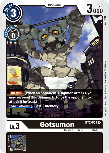 Gotsumon [BT2-054] [Release Special Booster Ver.1.0] | Shuffle n Cut Hobbies & Games