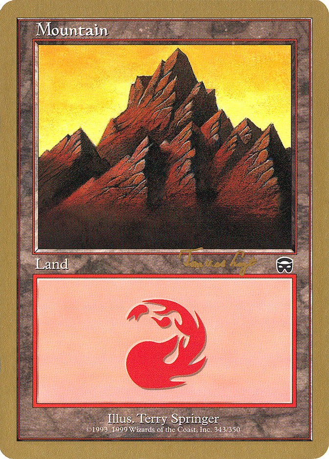 Mountain (343) (Tom van de Logt) [World Championship Decks 2001] | Shuffle n Cut Hobbies & Games