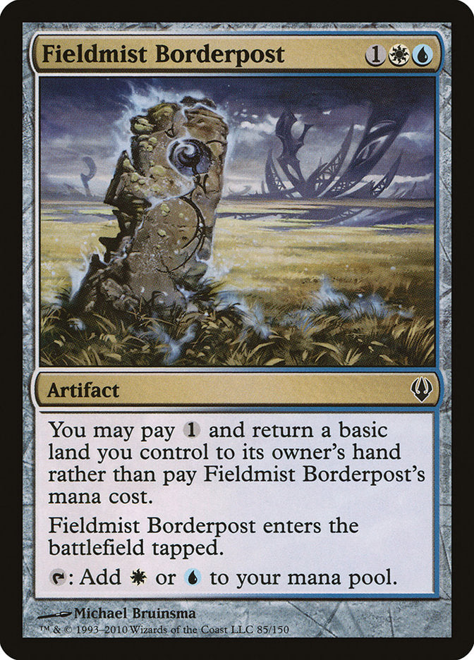 Fieldmist Borderpost [Archenemy] | Shuffle n Cut Hobbies & Games