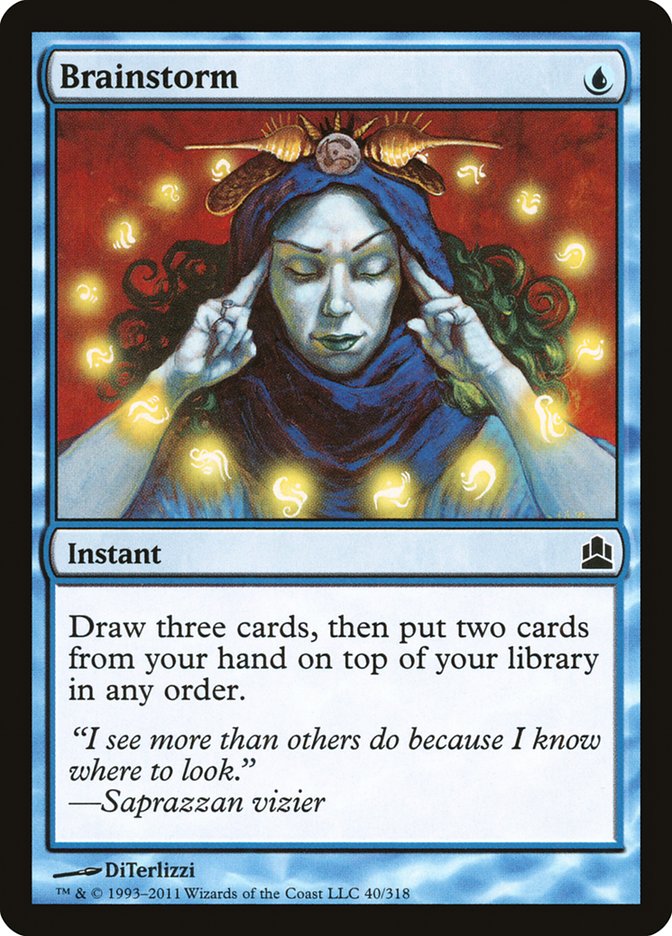 Brainstorm [Commander 2011] | Shuffle n Cut Hobbies & Games