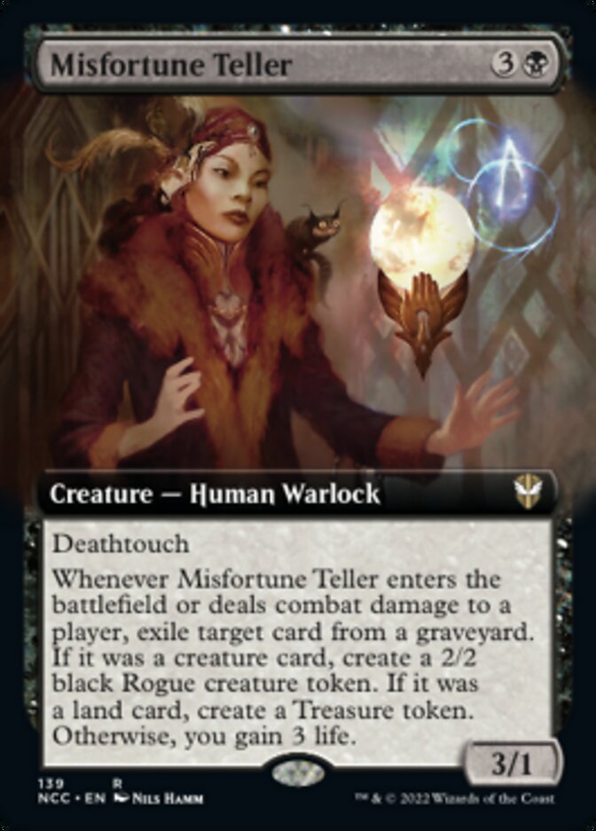 Misfortune Teller (Extended Art) [Streets of New Capenna Commander] | Shuffle n Cut Hobbies & Games