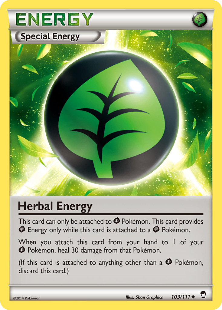 Herbal Energy (103/111) [XY: Furious Fists] | Shuffle n Cut Hobbies & Games