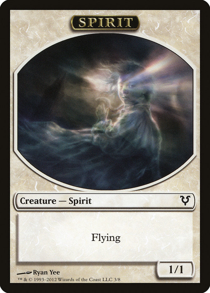 Spirit Token (3/8) [Avacyn Restored Tokens] | Shuffle n Cut Hobbies & Games