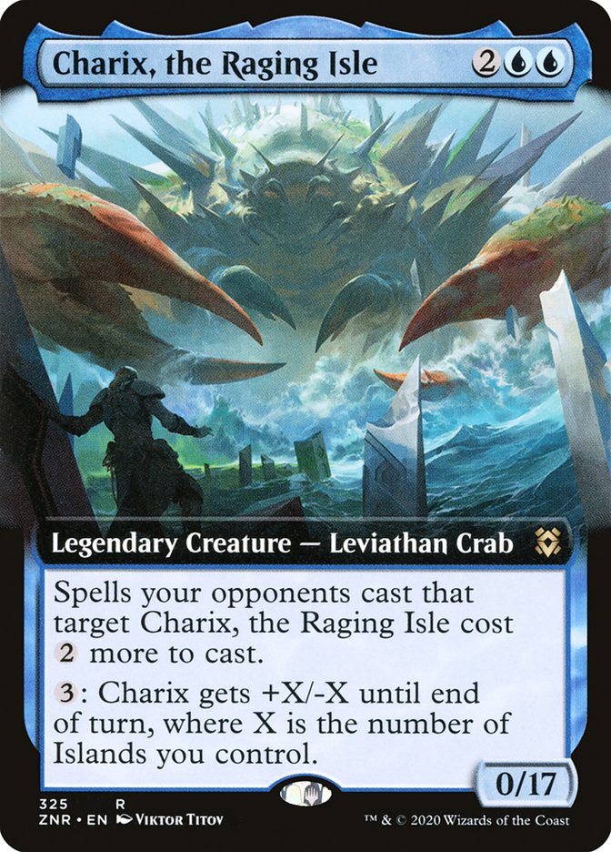 Charix, the Raging Isle (Extended Art) [Zendikar Rising] | Shuffle n Cut Hobbies & Games