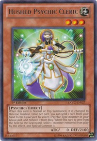 Hushed Psychic Cleric [EXVC-EN027] Rare | Shuffle n Cut Hobbies & Games