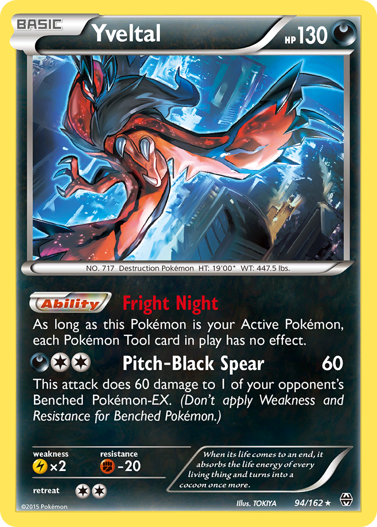 Yveltal (94/162) [XY: BREAKthrough] | Shuffle n Cut Hobbies & Games