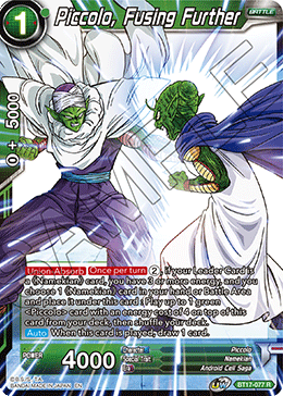 Piccolo, Fusing Further (BT17-077) [Ultimate Squad] | Shuffle n Cut Hobbies & Games