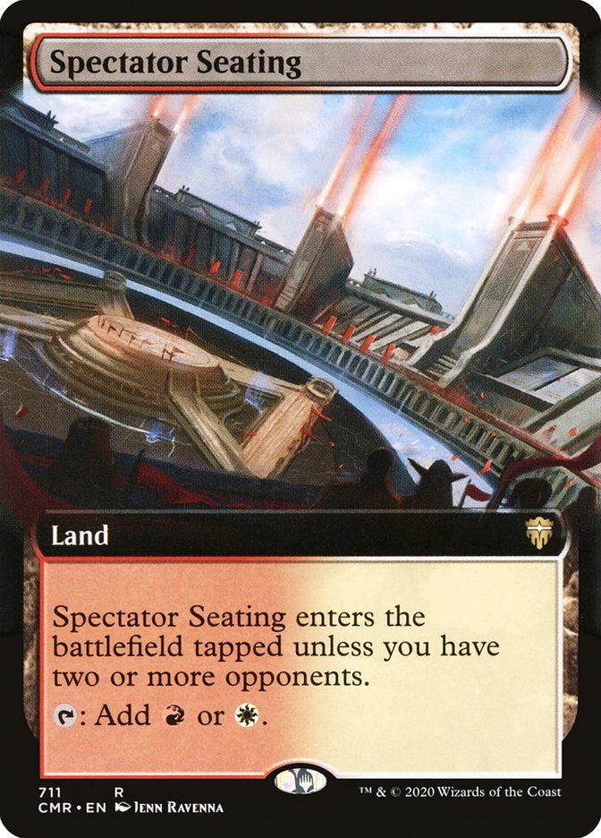 Spectator Seating (Extended Art) [Commander Legends] | Shuffle n Cut Hobbies & Games