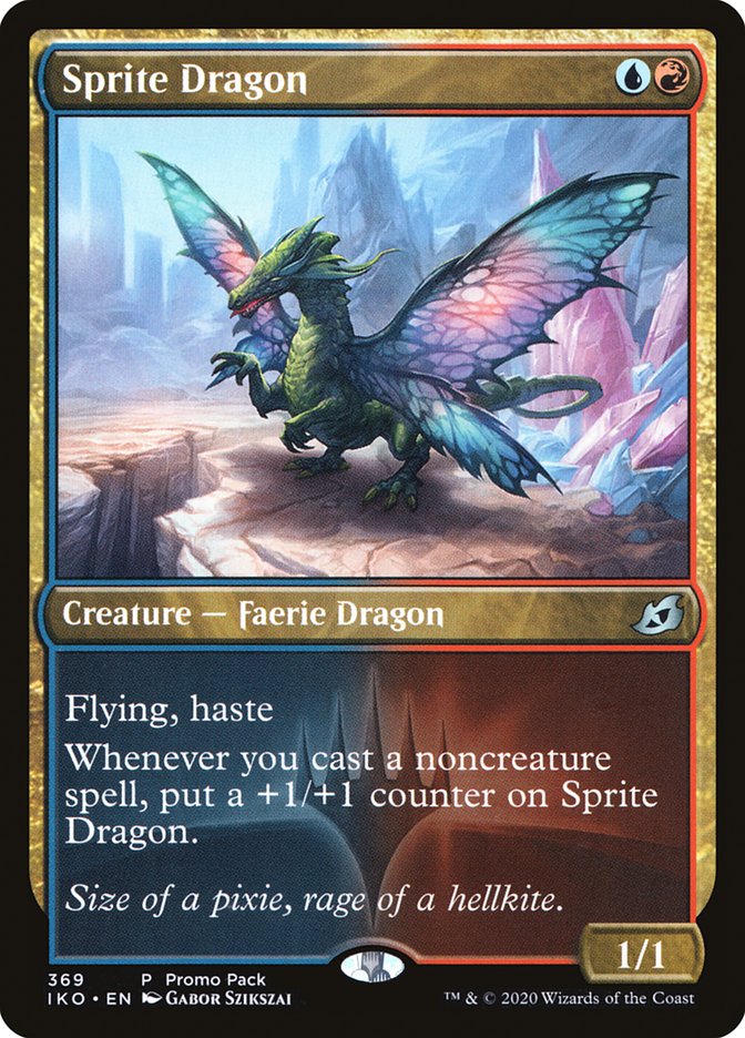 Sprite Dragon (Promo Pack) [Ikoria: Lair of Behemoths Promos] | Shuffle n Cut Hobbies & Games