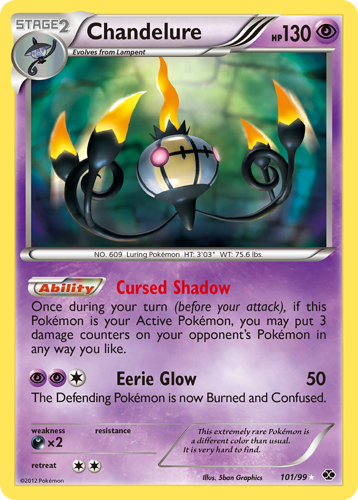 Chandelure (101/99) [Black & White: Next Destinies] | Shuffle n Cut Hobbies & Games