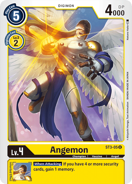 Angemon [ST3-05] [Starter Deck: Heaven's Yellow] | Shuffle n Cut Hobbies & Games