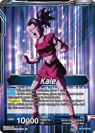Kale // Kale, Demon of Universe 6 (BT15-032) [Saiyan Showdown Prerelease Promos] | Shuffle n Cut Hobbies & Games