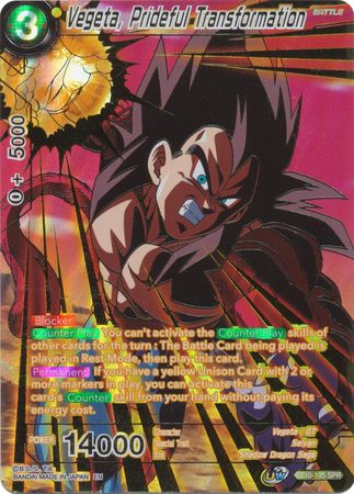 Vegeta, Prideful Transformation (SPR) [BT10-105] | Shuffle n Cut Hobbies & Games