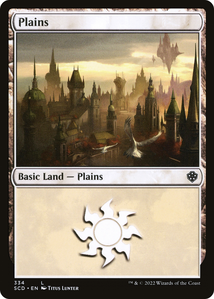 Plains (334) [Starter Commander Decks] | Shuffle n Cut Hobbies & Games