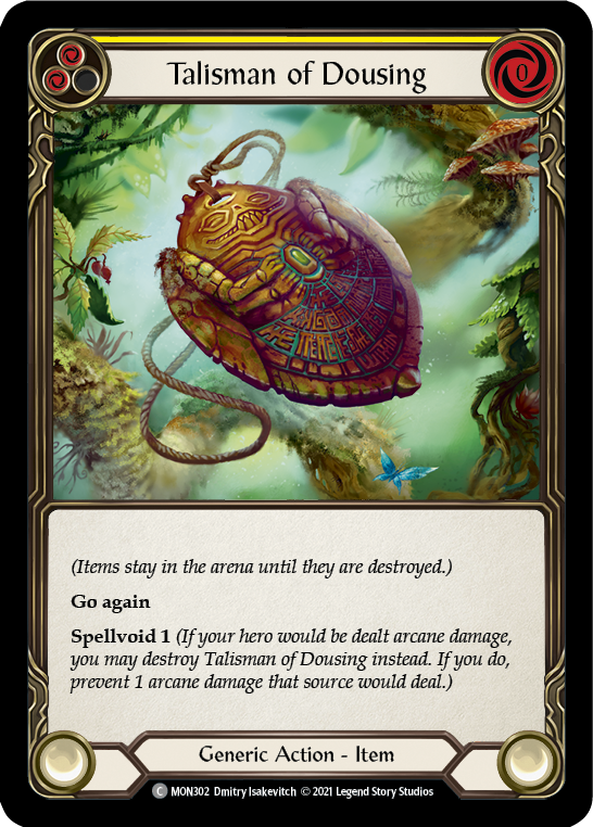 Talisman of Dousing [MON302] 1st Edition Normal | Shuffle n Cut Hobbies & Games