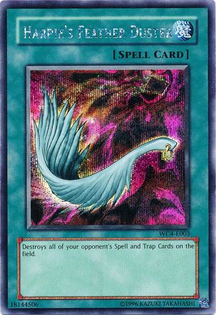 Harpie's Feather Duster [WC4-E003] Prismatic Secret Rare | Shuffle n Cut Hobbies & Games