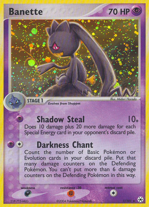 Banette (1/101) [EX: Hidden Legends] | Shuffle n Cut Hobbies & Games