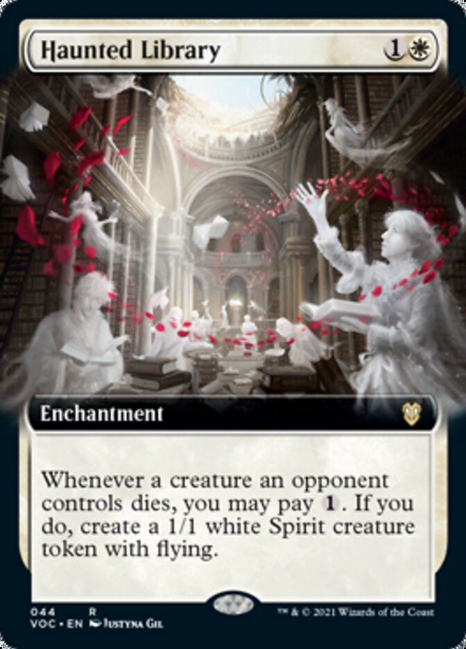 Haunted Library (Extended Art) [Innistrad: Crimson Vow Commander] | Shuffle n Cut Hobbies & Games