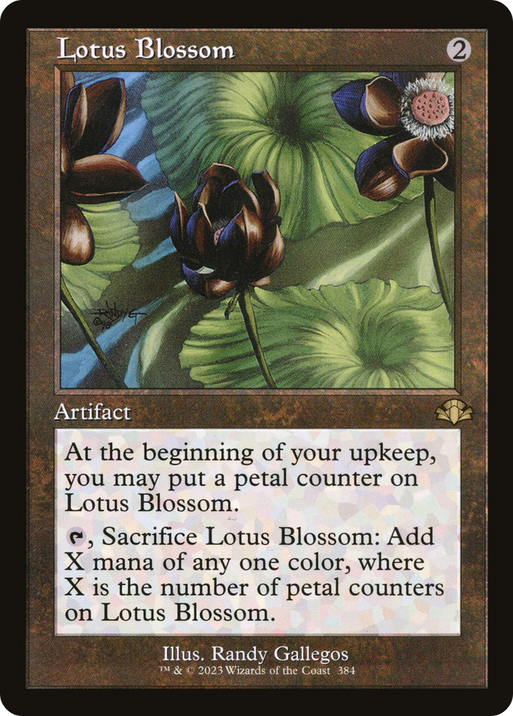 Lotus Blossom (Retro) [Dominaria Remastered] | Shuffle n Cut Hobbies & Games