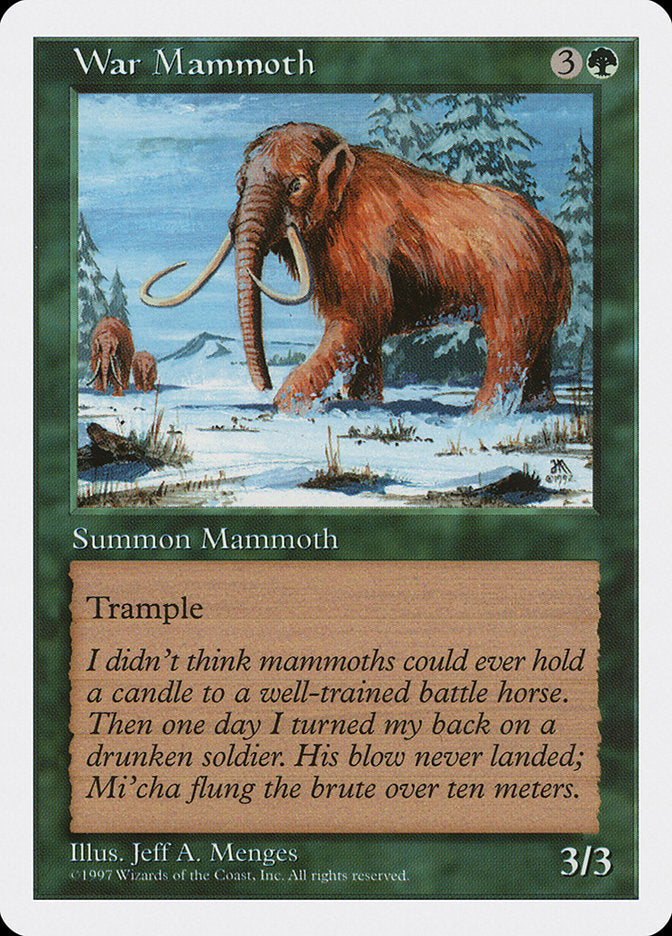 War Mammoth [Fifth Edition] | Shuffle n Cut Hobbies & Games