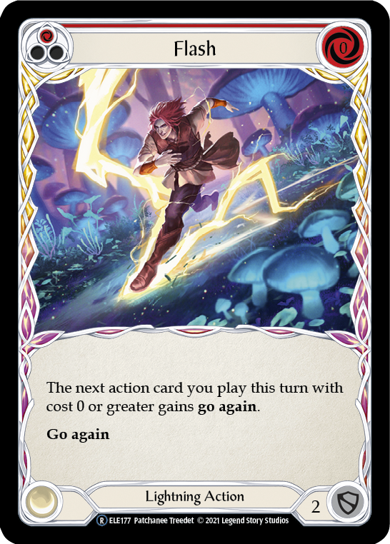 Flash (Red) [U-ELE177] Unlimited Normal | Shuffle n Cut Hobbies & Games