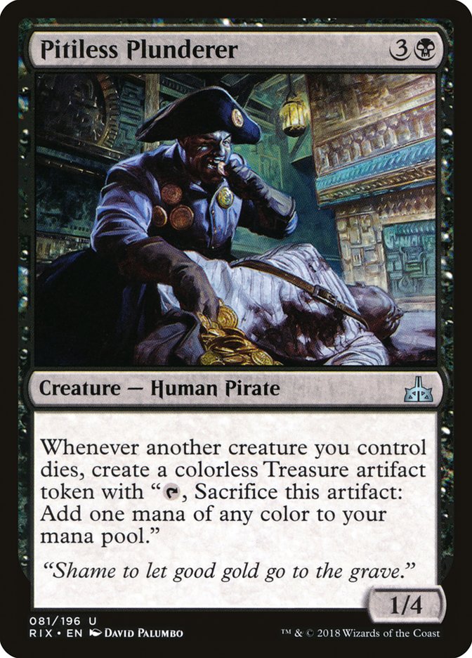 Pitiless Plunderer [Rivals of Ixalan] | Shuffle n Cut Hobbies & Games