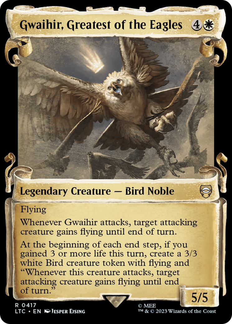 Gwaihir, Greatest of the Eagles [The Lord of the Rings: Tales of Middle-Earth Commander Showcase Scrolls] | Shuffle n Cut Hobbies & Games