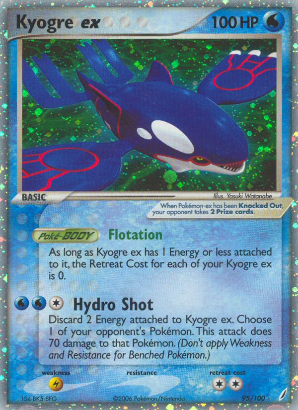 Kyogre ex (95/100) [EX: Crystal Guardians] | Shuffle n Cut Hobbies & Games