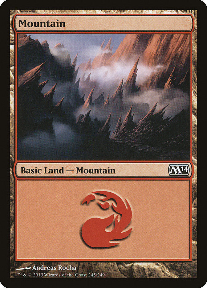 Mountain (245) [Magic 2014] | Shuffle n Cut Hobbies & Games