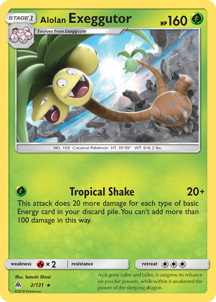 Alolan Exeggutor (2/131) [Sun & Moon: Forbidden Light] | Shuffle n Cut Hobbies & Games