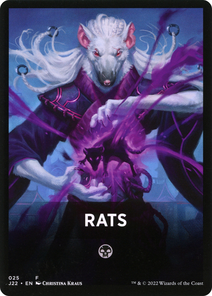 Rats Theme Card [Jumpstart 2022 Front Cards] | Shuffle n Cut Hobbies & Games