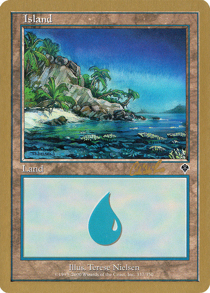 Island (cr337) (Carlos Romao) [World Championship Decks 2002] | Shuffle n Cut Hobbies & Games