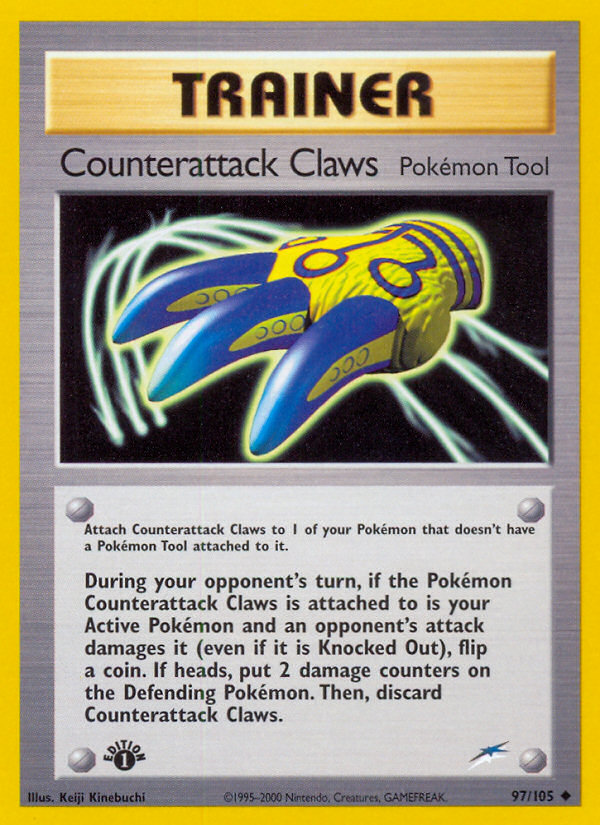 Counterattack Claws (97/105) [Neo Destiny 1st Edition] | Shuffle n Cut Hobbies & Games