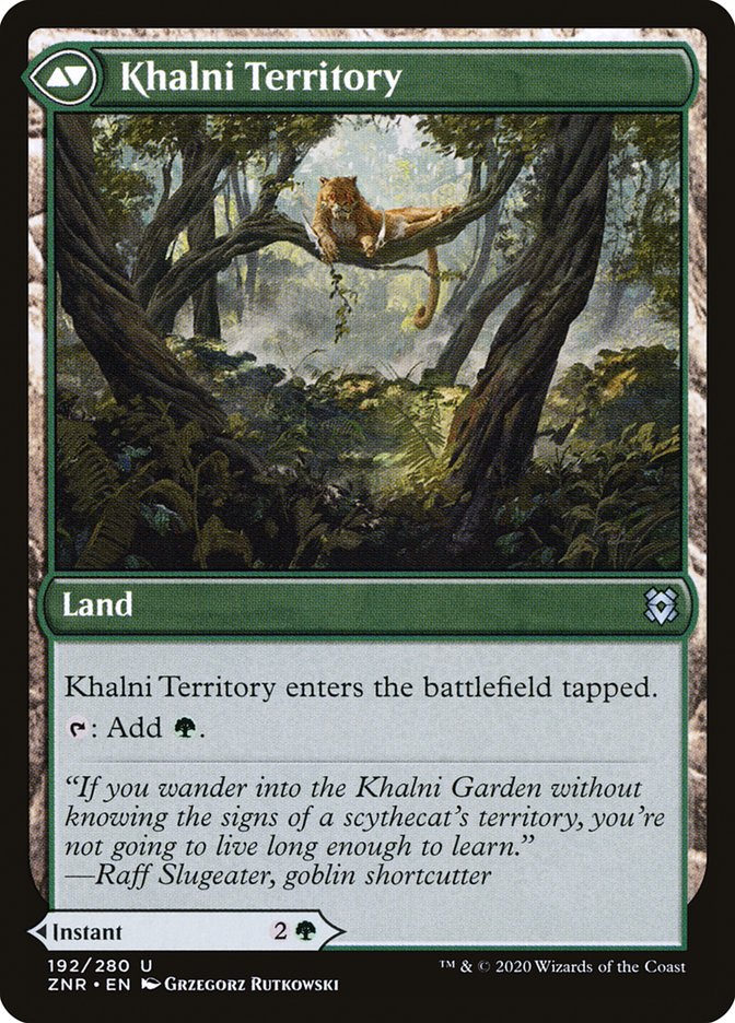 Khalni Ambush // Khalni Territory [Zendikar Rising] | Shuffle n Cut Hobbies & Games