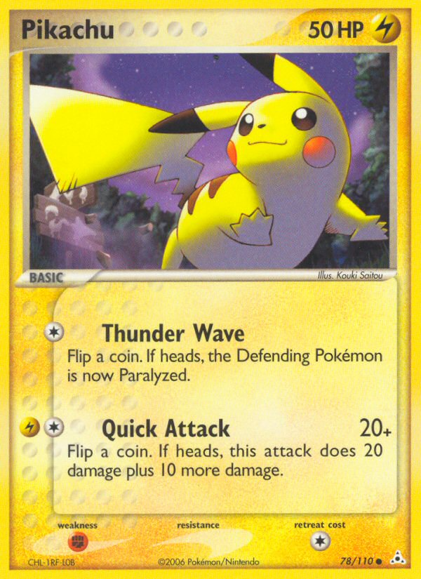 Pikachu (78/110) [EX: Holon Phantoms] | Shuffle n Cut Hobbies & Games